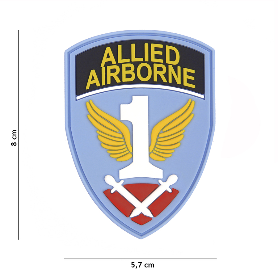 Embleem 3D PVC First allied Airborne army #8129
