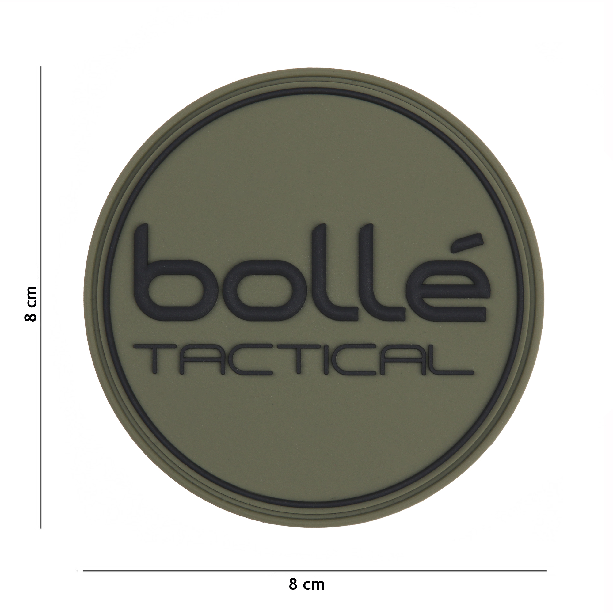 Embleem 3D PVC Bollé tactical groen #8130