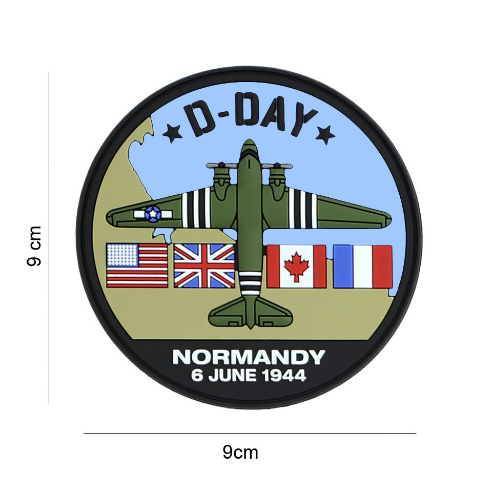 Embleem 3D PVC D-Day C-47 #7082
