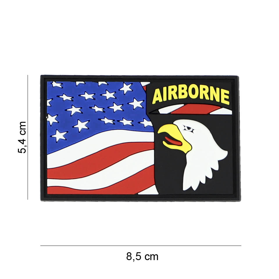 Embleem 3D PVC 101st Airborne vlag #7087
