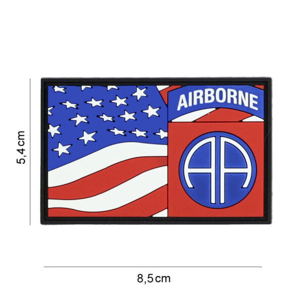 Embleem 3D PVC 82nd Airborne vlag #7088