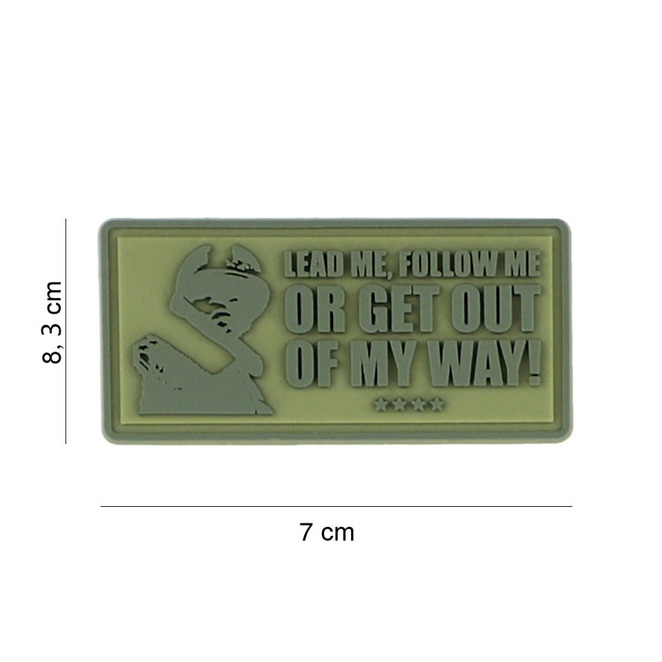Embleem 3D PVC Lead me