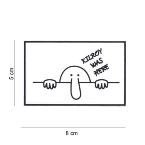 Embleem 3D PVC Kilroy was here wit #8072