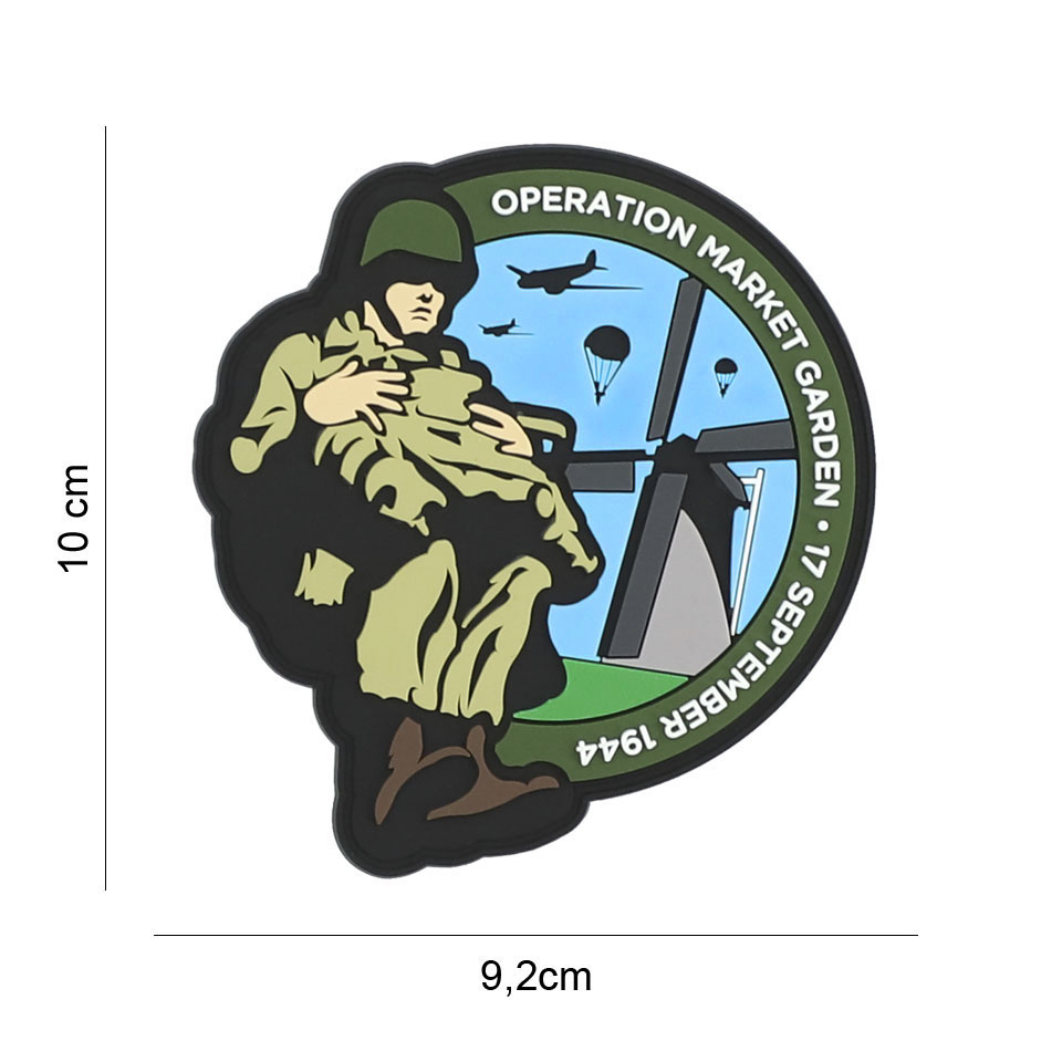 Embleem 3D PVC Paratrooper Operation Market Garden #8074