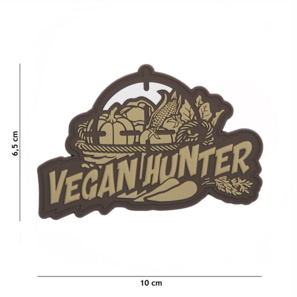 Embleem 3D PVC Vegan Hunter coyote #8082