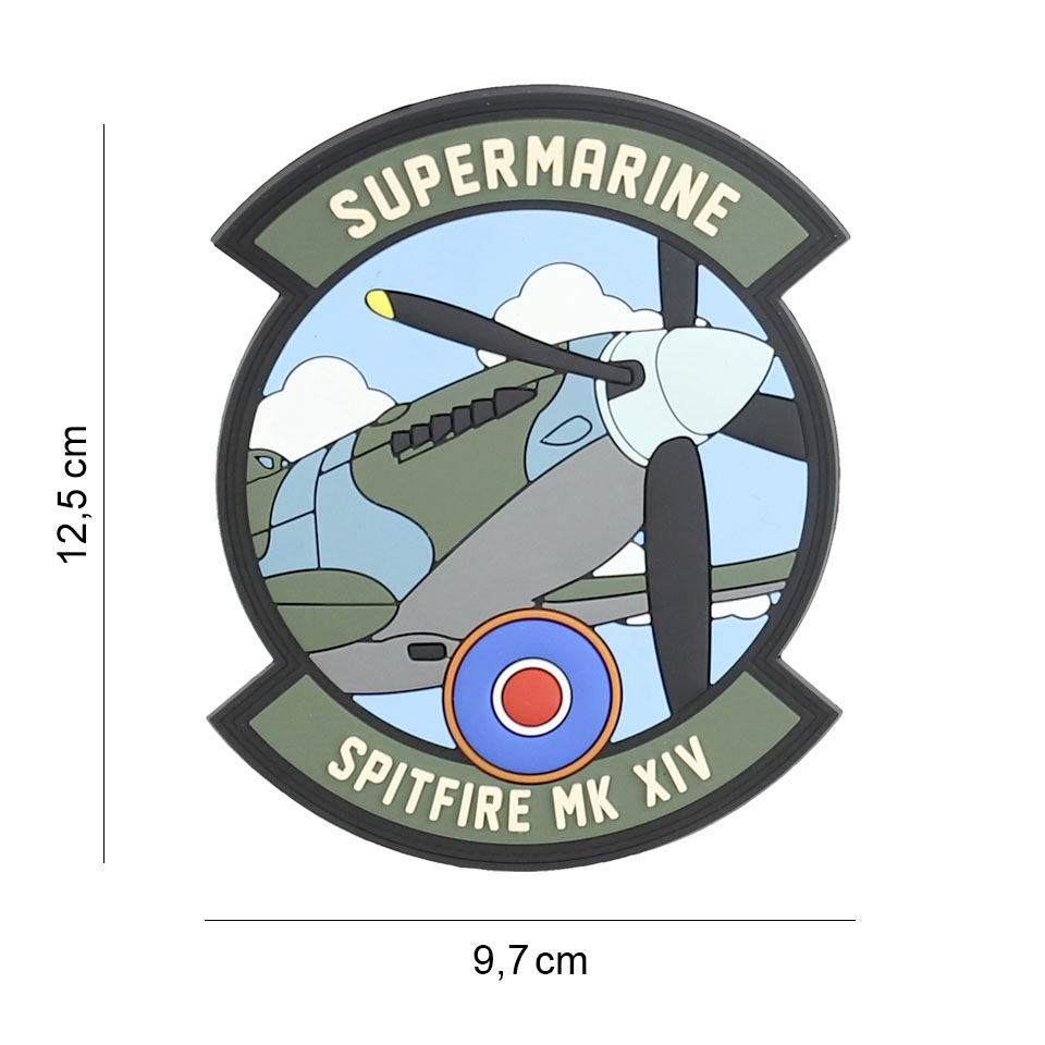 Embleem 3D PVC Spitfire #19074