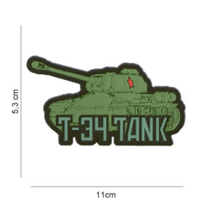 Embleem 3D PVC T-34 tank #19073