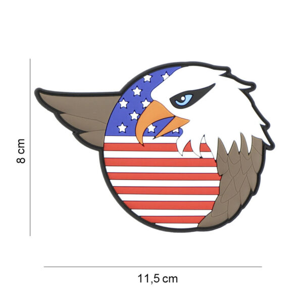 Embleem 3D PVC Stars & Stripes adelaar #8142