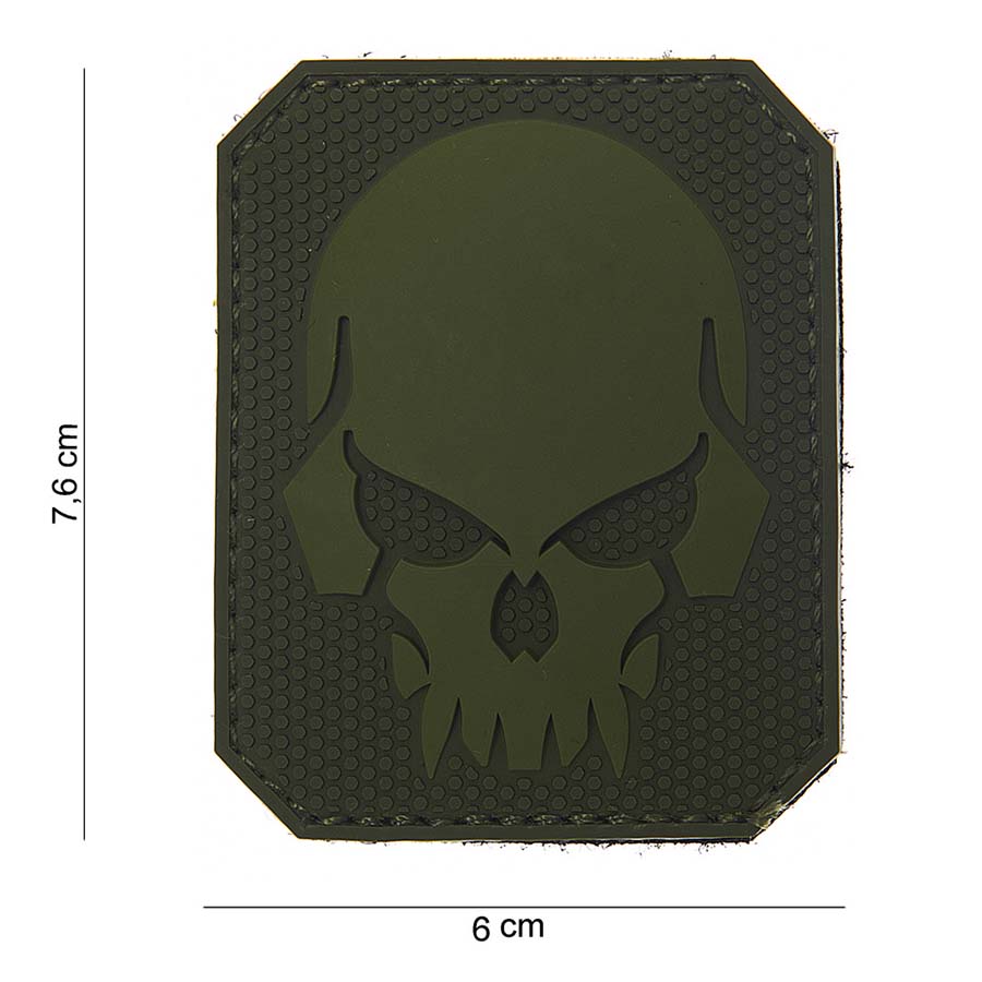 Embleem 3D PVC *1 Pirate skull #13020