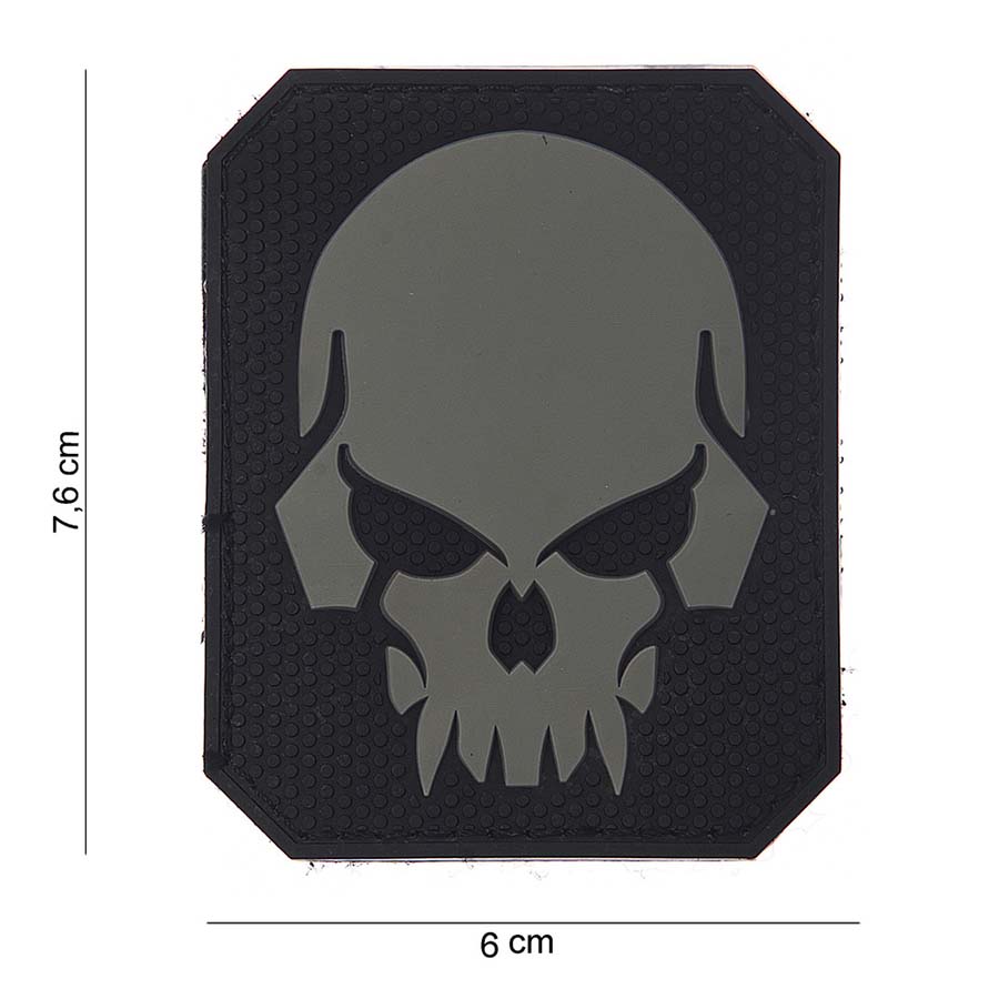 Embleem 3D PVC *4 Pirate skull #13018
