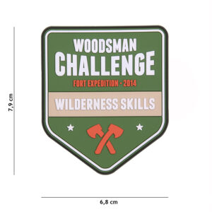 Embleem 3D PVC Woodsman Challenge #23009