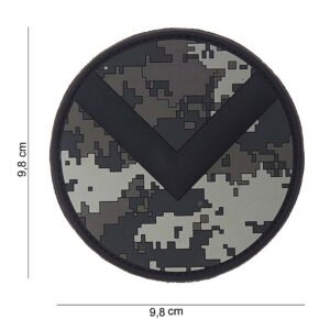 Embleem 3D PVC Spartaan schild ACU #10120