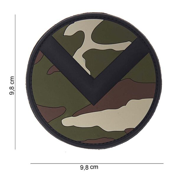 Embleem 3D PVC Spartaan schild wdl #10119