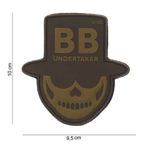 Embleem 3D PVC BB undertaker bruin #10106