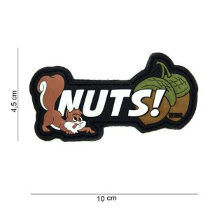 Embleem 3D PVC Nuts wit #14019