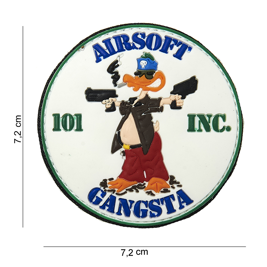 Embleem 3D PVC Airsoft Gangsta #15043