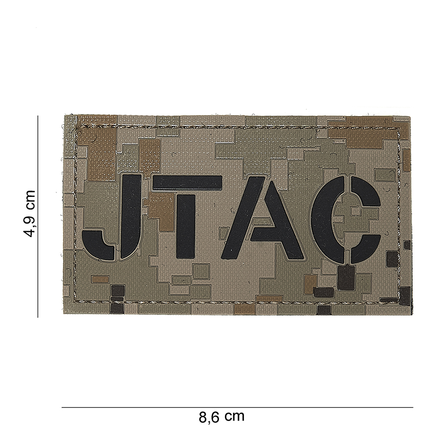Embleem 3D PVC JTAC dig. desert #16102