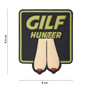 Embleem 3D PVC Gilf Hunter coyote groot #19019