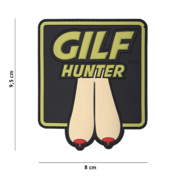 Embleem 3D PVC Gilf Hunter coyote groot #19019