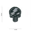 Embleem stof fijn geweven Punisher thunder (klein) #7137