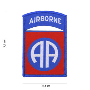 Embleem stof fijn geweven 82nd Airborne #7140