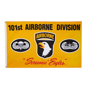 Vlag Airborne 101e div. geel