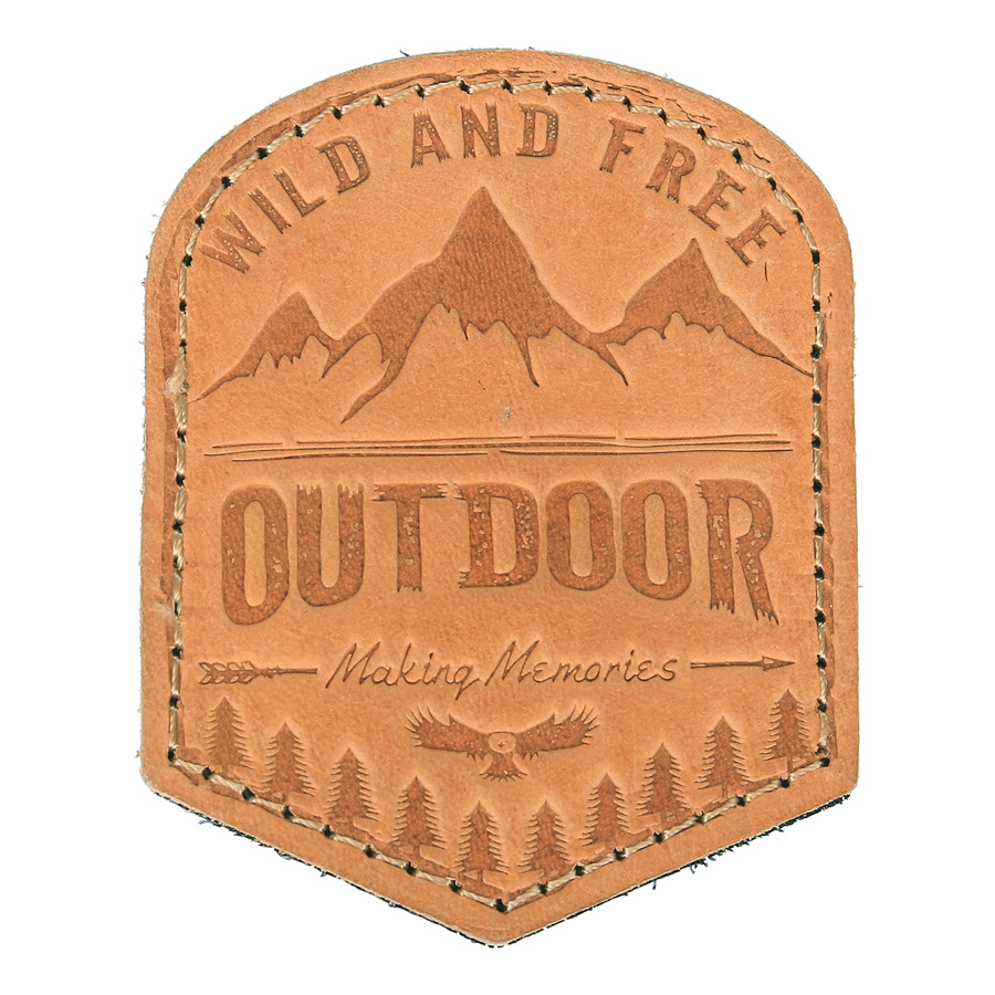 Embleem leer Outdoor #15080 Embleem leer Outdoor #15080