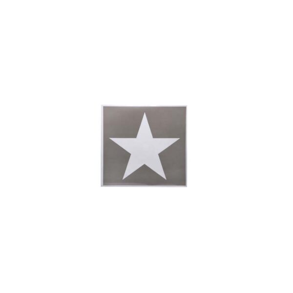 Sjabloon sticker U.S. star klein