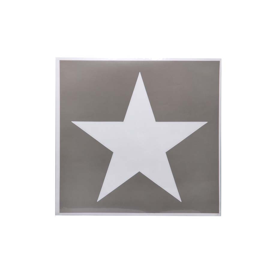 Sjabloon sticker U.S. star middel Sjabloon sticker U.S. star middel