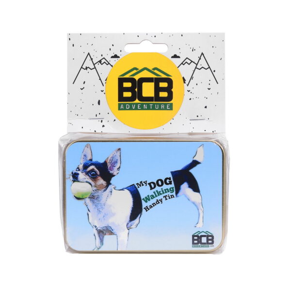 BCB My dog walking tin ADV053