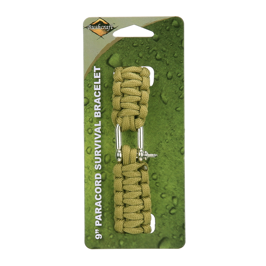 BCB Paracord iron buckle 9 inch coyote CM074C BCB Paracord iron buckle 9 inch coyote CM074C