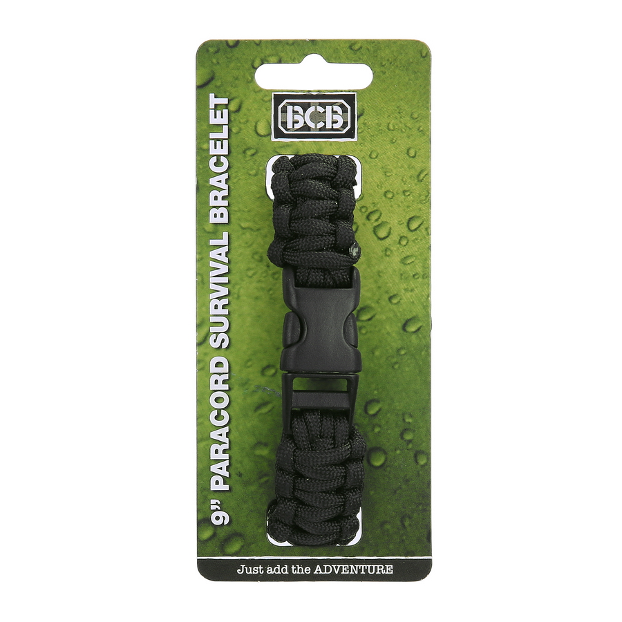 BCB Paracord 9 inch zwart CM073B BCB Paracord 9 inch zwart CM073B