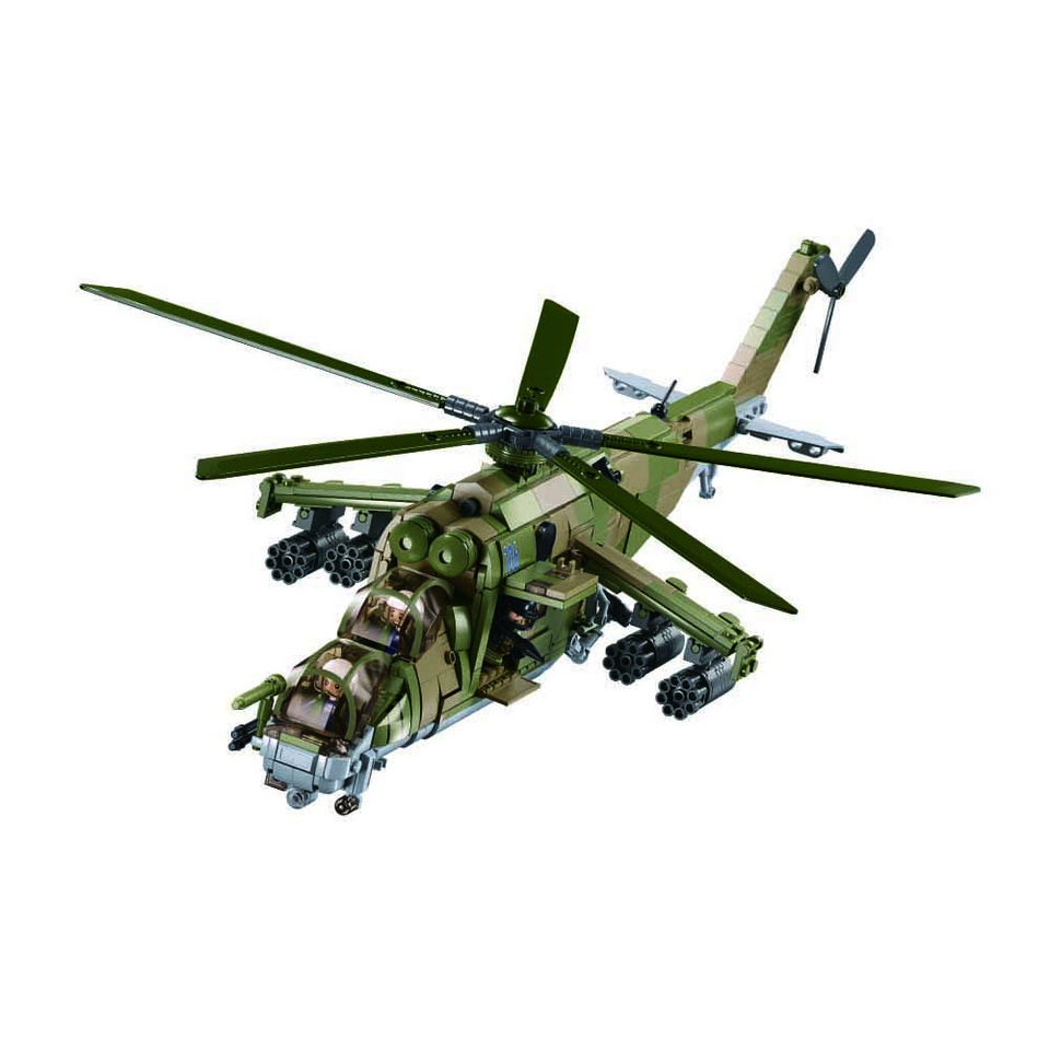 Sluban MI-24S Gunship M38-B1137 #16072 Sluban MI-24S Gunship M38-B1137 #16072