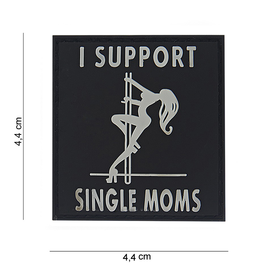 Embleem 3D PVC I support single moms #11167
