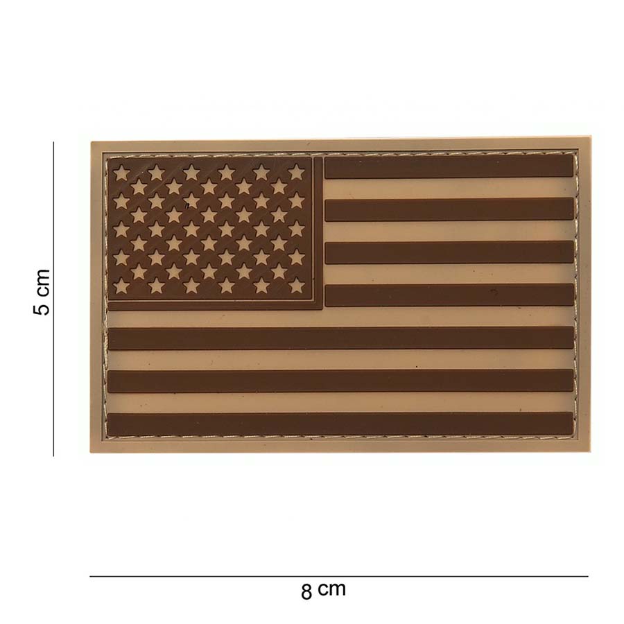 Embleem 3D PVC USA desert #11183
