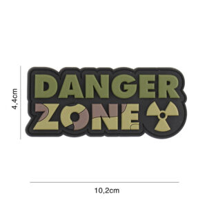 Embleem 3D PVC Danger Zone woodland #2111