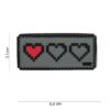Embleem 3D PVC Last life grijs #14017