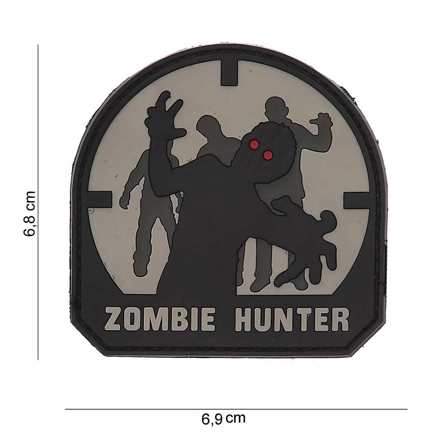 Embleem 3D PVC Zombie Hunter SWAT #13041