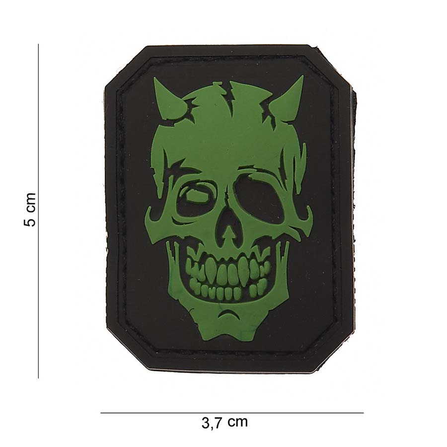 Embleem 3D PVC Devil Skull #12006