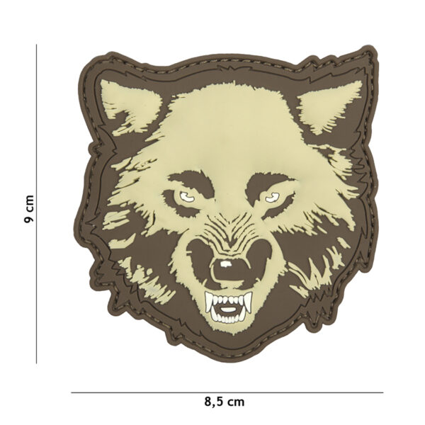Embleem 3D PVC Wolf coyote #9055