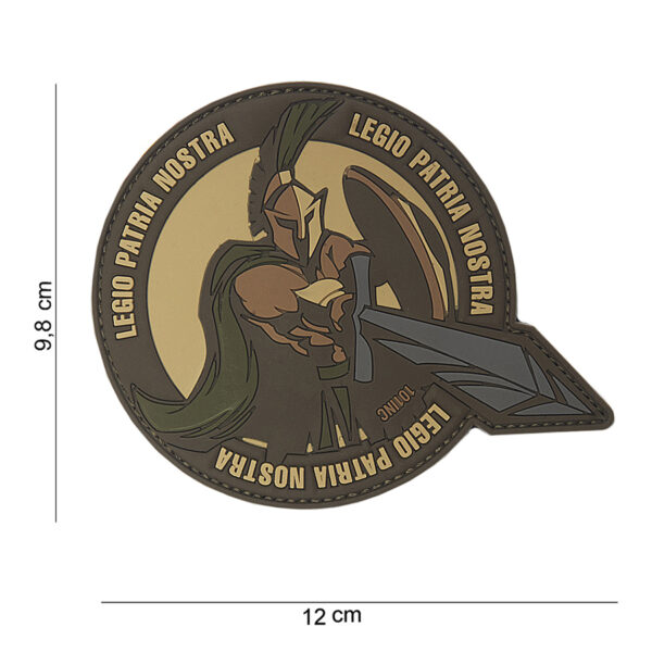 Embleem 3D PVC Legio patria nostra beige #10117