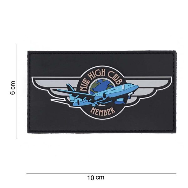 Embleem 3D PVC Mile high club #10086