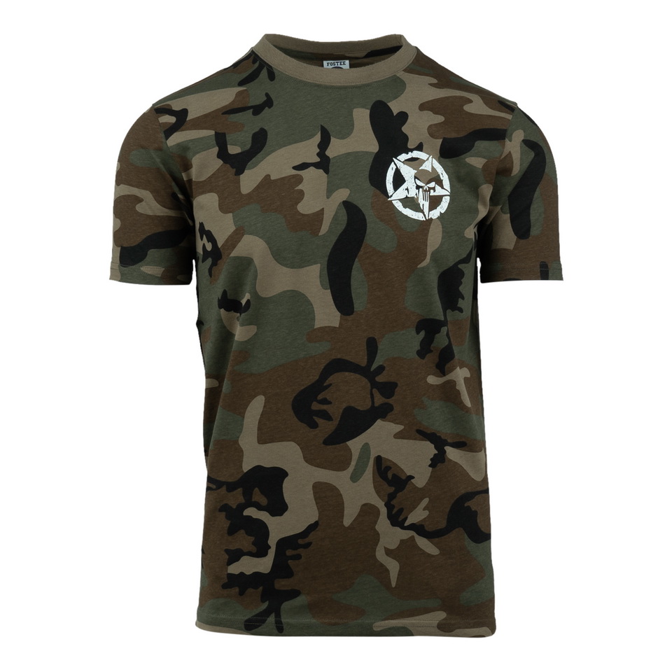 T-shirt Allied Star - punisher camouflage T-shirt Allied Star - punisher camouflage