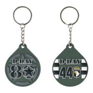 Sleutelhanger 3D PVC D-Day 80 Allied Star #164