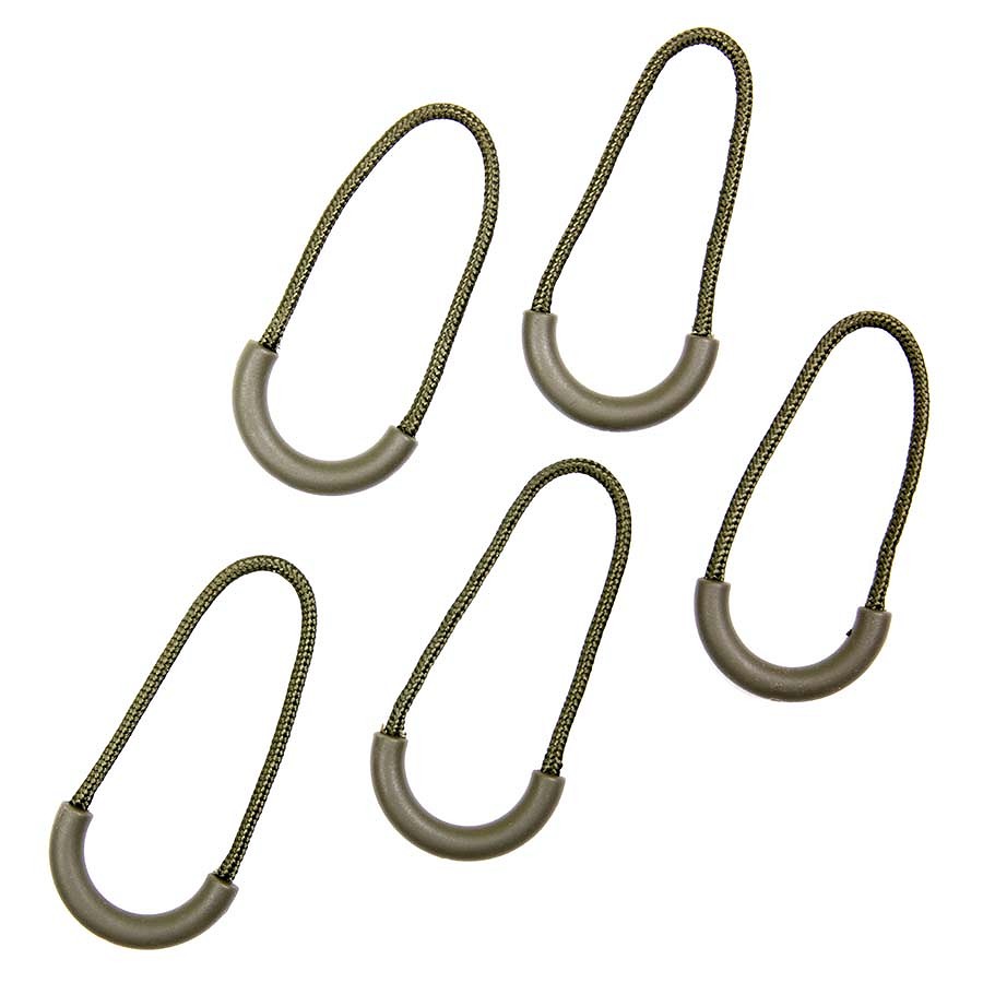 Zipper ring puller zakje met 5 stuks Zipper ring puller zakje met 5 stuks