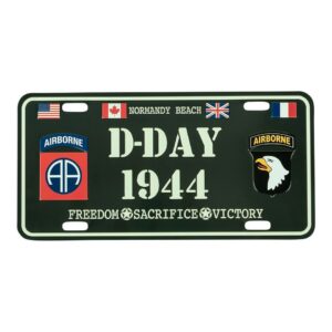 Nummerplaat D-Day Normandy Beach