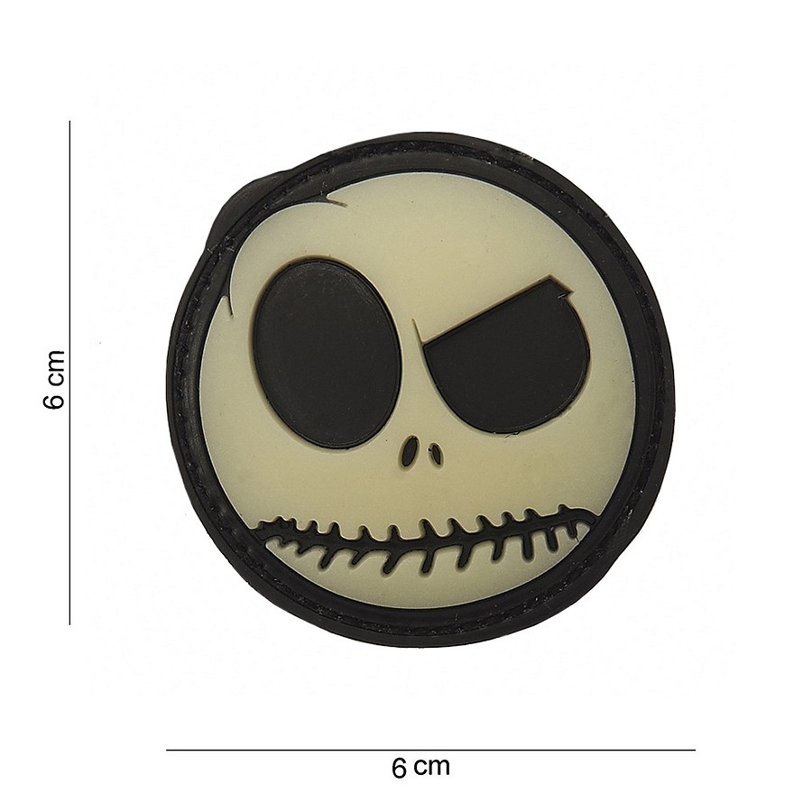 Embleem 3D PVC big nightmare smiley #12008