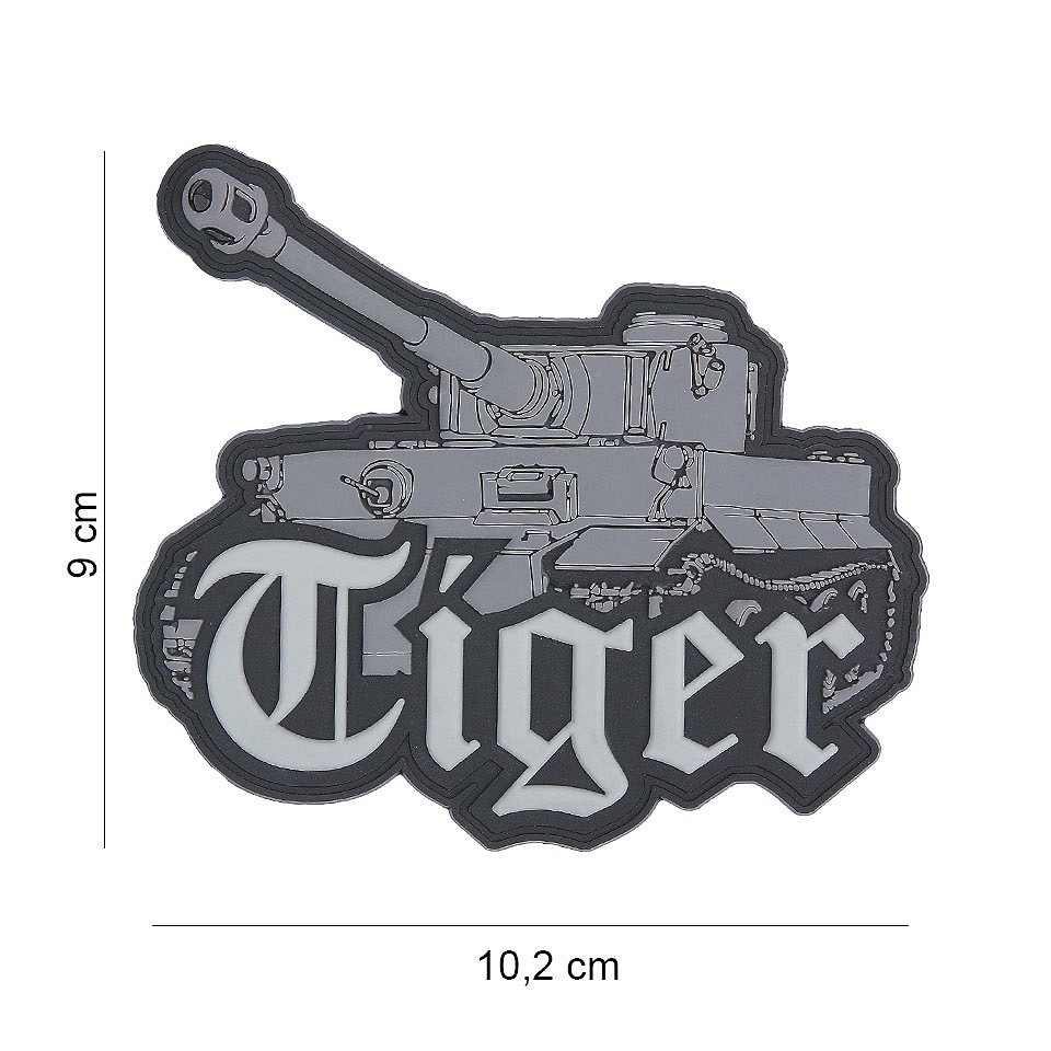 Embleem 3D PVC Tiger #19071