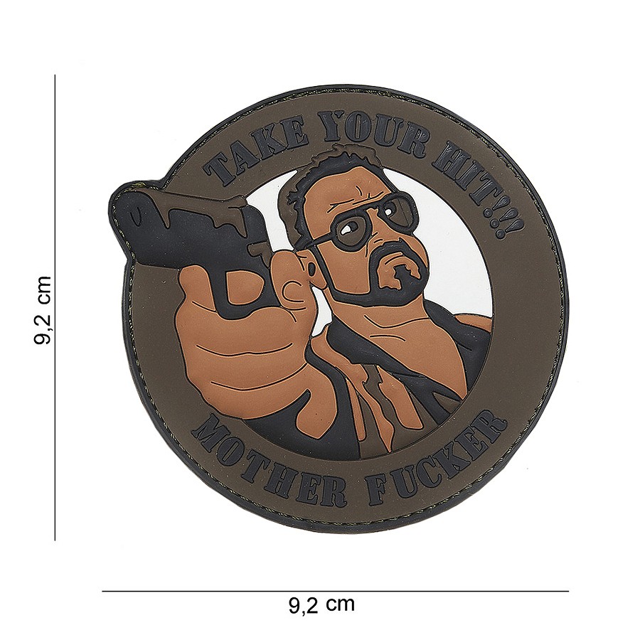 Embleem 3D PVC Take your hit bruin #16085
