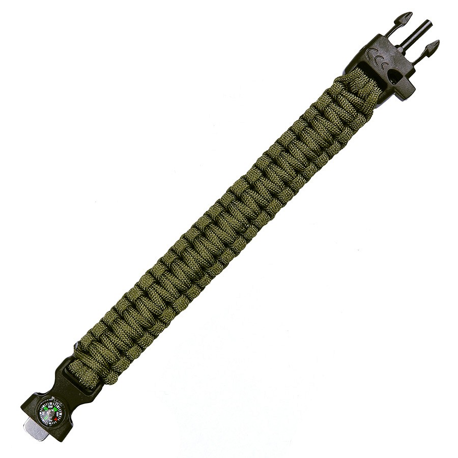Paracord survival kompas 8 inch JYFPB04